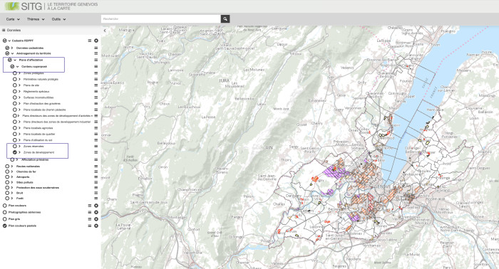 zone developpement genève