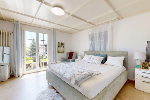 zimmer / schlafzimmer mit außenzugang, inside property, natürliches licht, natural light, und gipskartonwand
