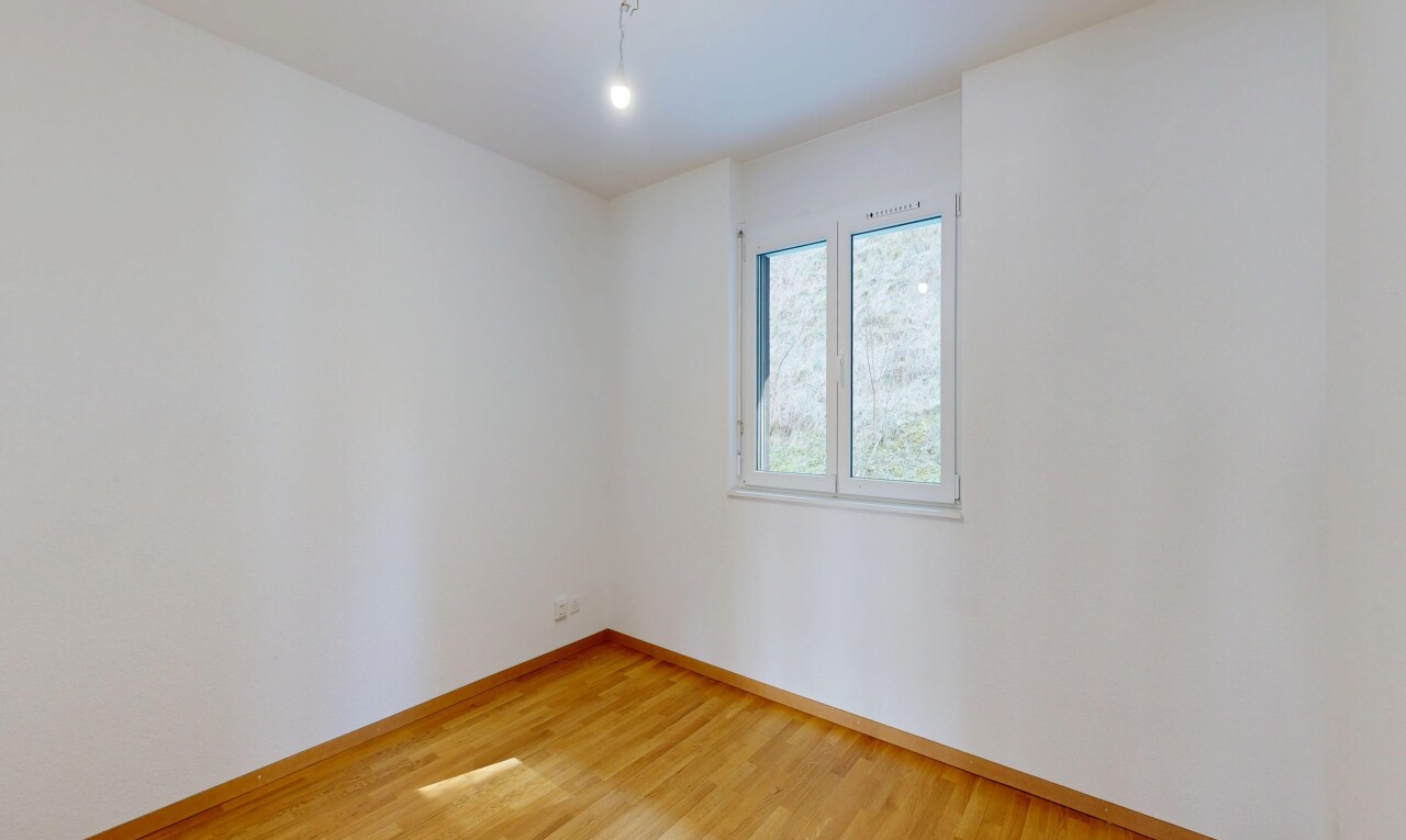 pièce vide avec inside property, wood finish floor, sol en finition bois, drywall, et cloison sèche