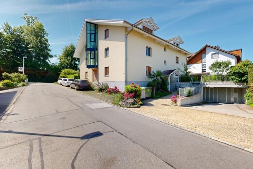 außenansicht mit day time und stuckverkleidung