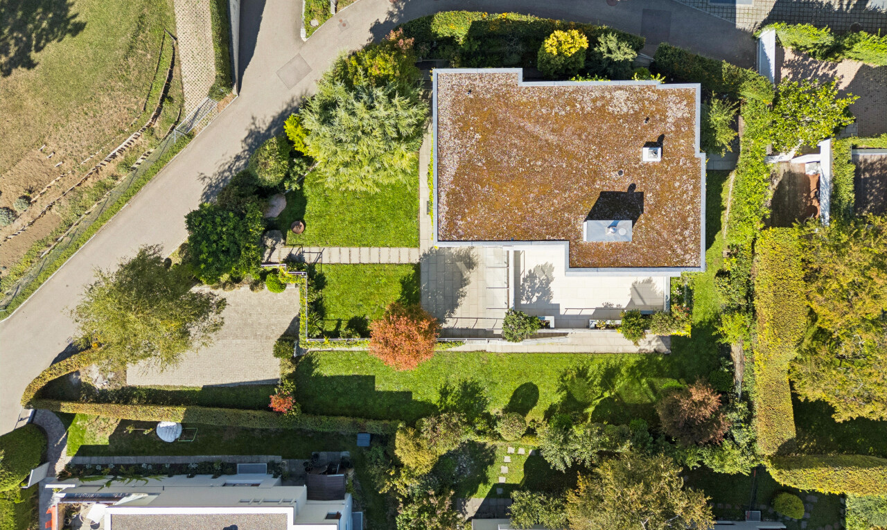 aerial view of property's location