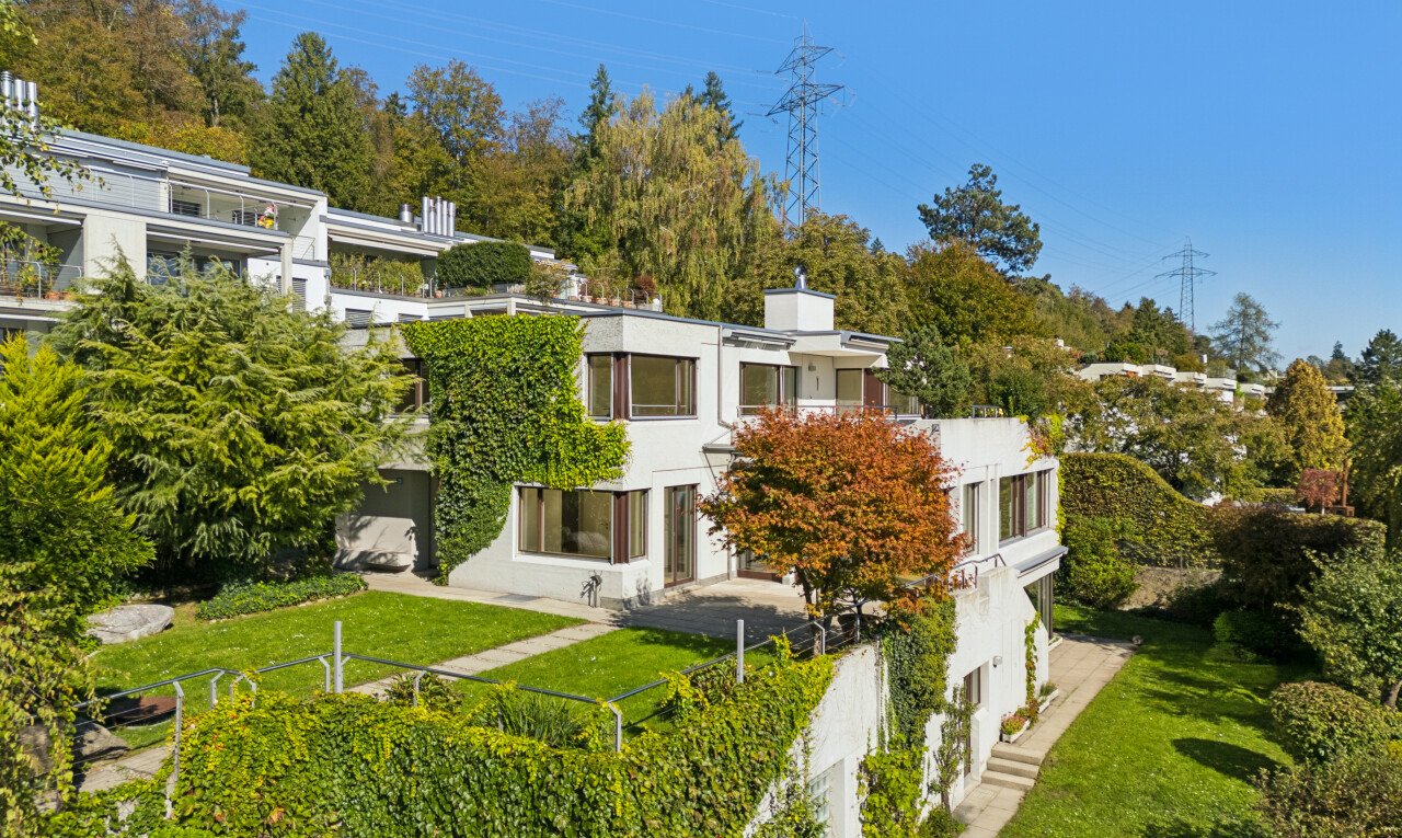 view of property featuring a chimney