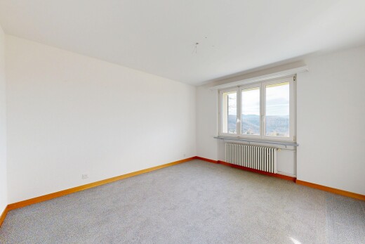 leerer raum mit drywall, gipskartonwand, natural light, natürliches licht, und carpet