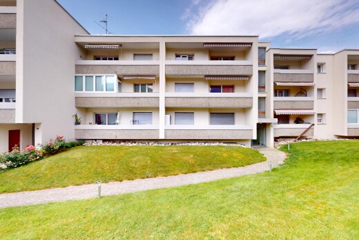 außenansicht mit day time, property visible, apartment complex view, und blick auf wohnanlage