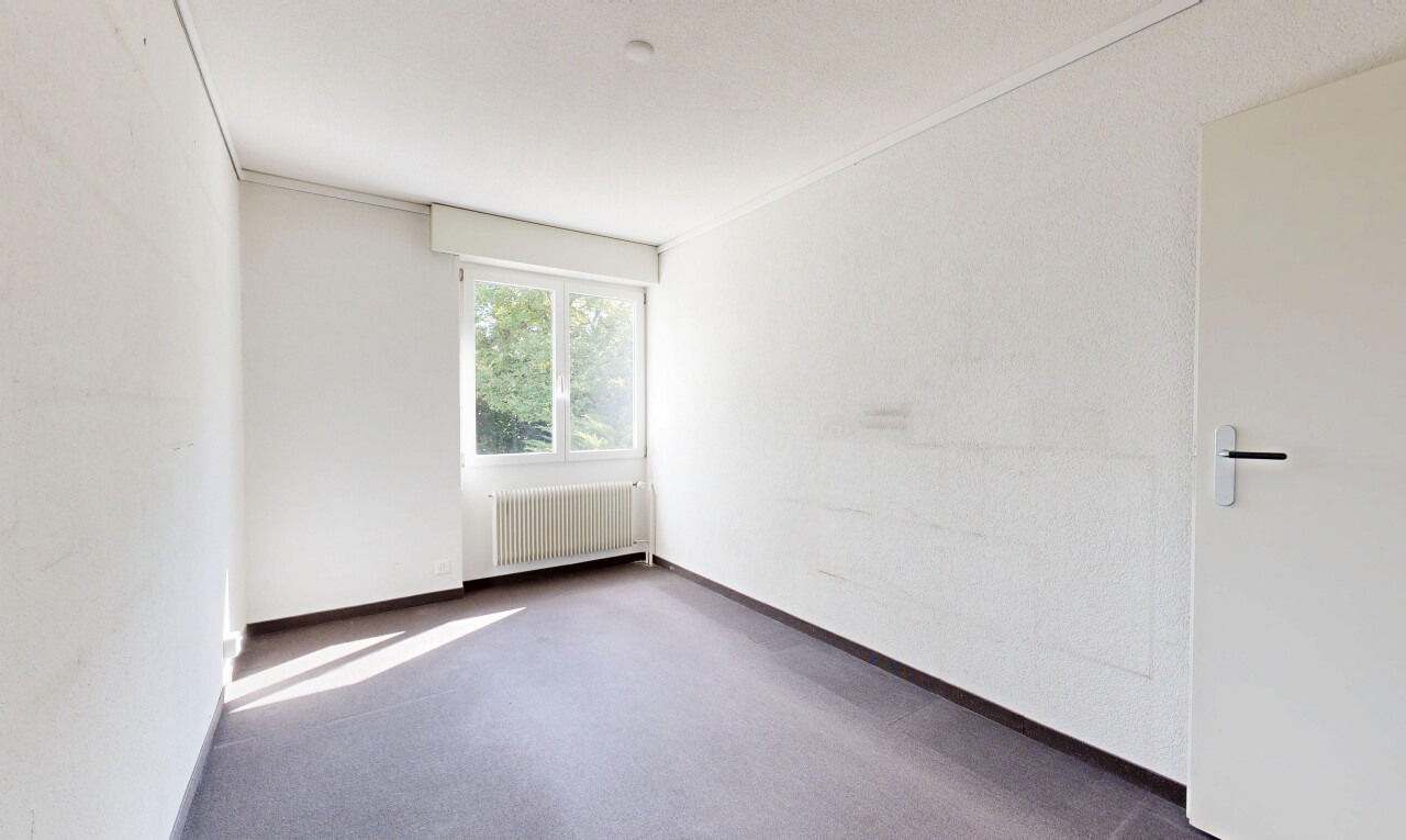 leerer raum mit kühler, carpet, teppich, baseboards wall, und sockelleisten