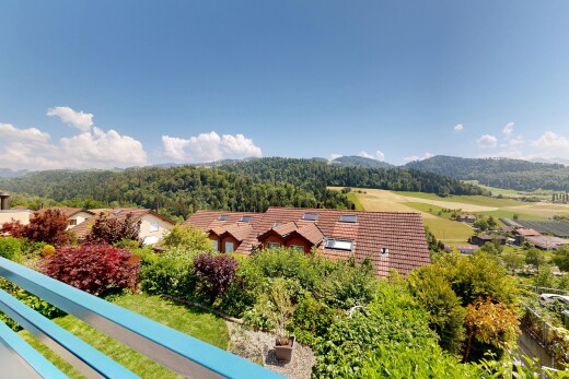 balkon mit day time, from property, balkon, residential view, und wohngebietblick