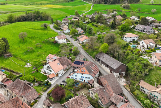 außenansicht mit wohngebietblick, residential view, und aerial view