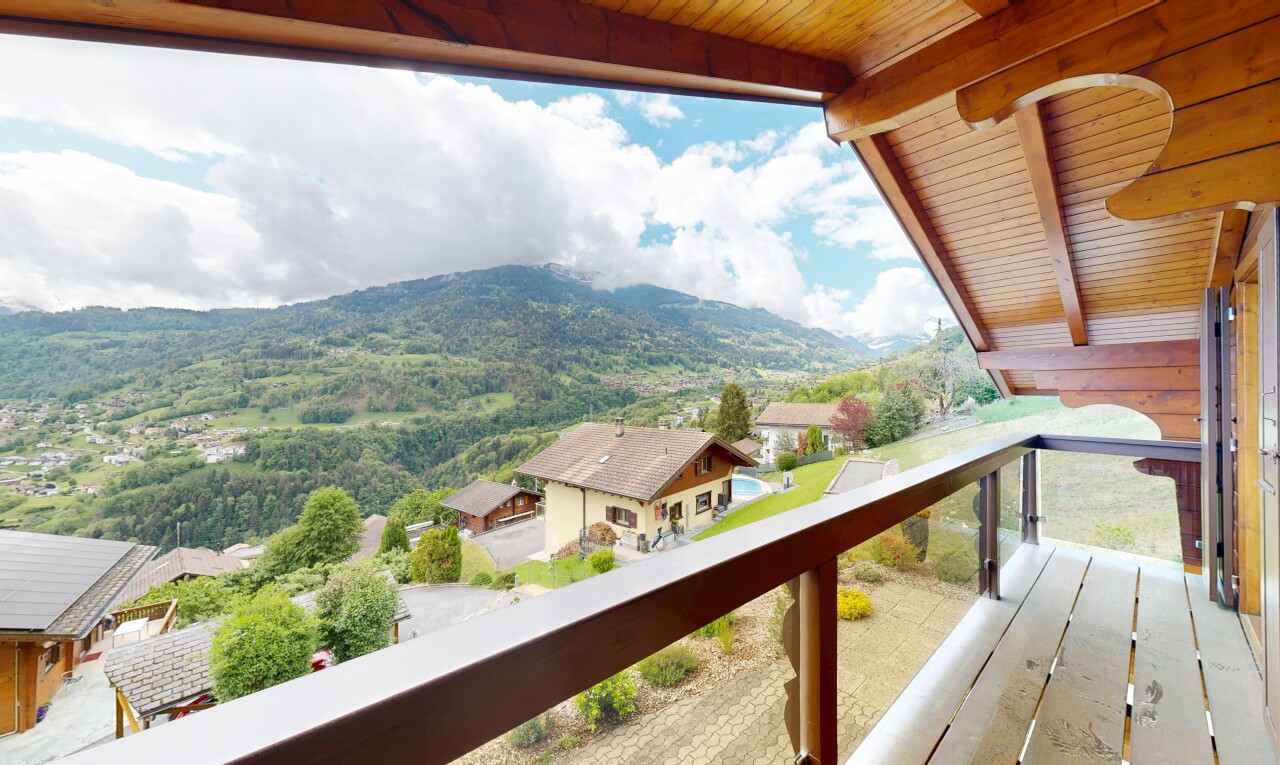 balcon avec from property, balcon, mountain view, vue sur la montagne, et day time