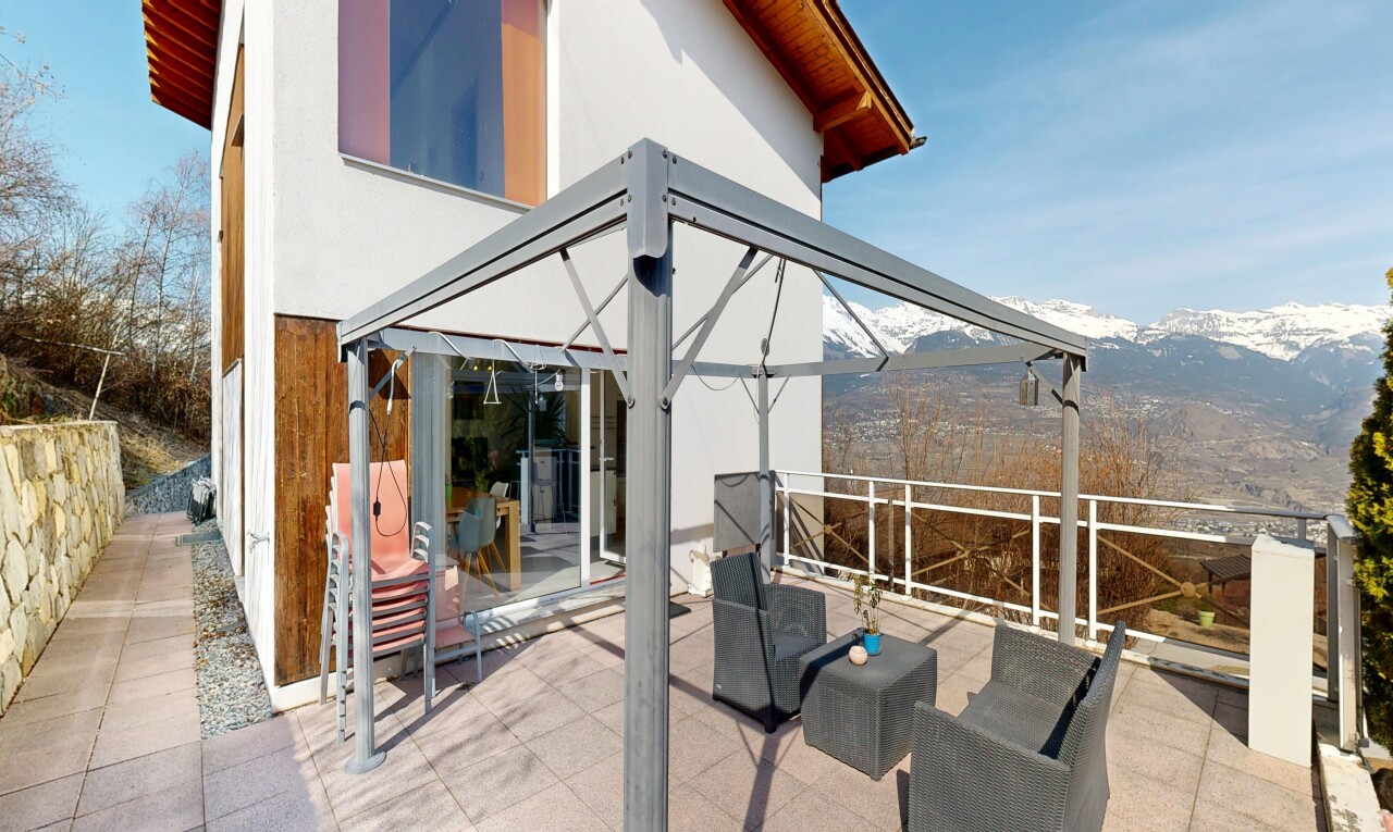 terrasse mit from property und day time