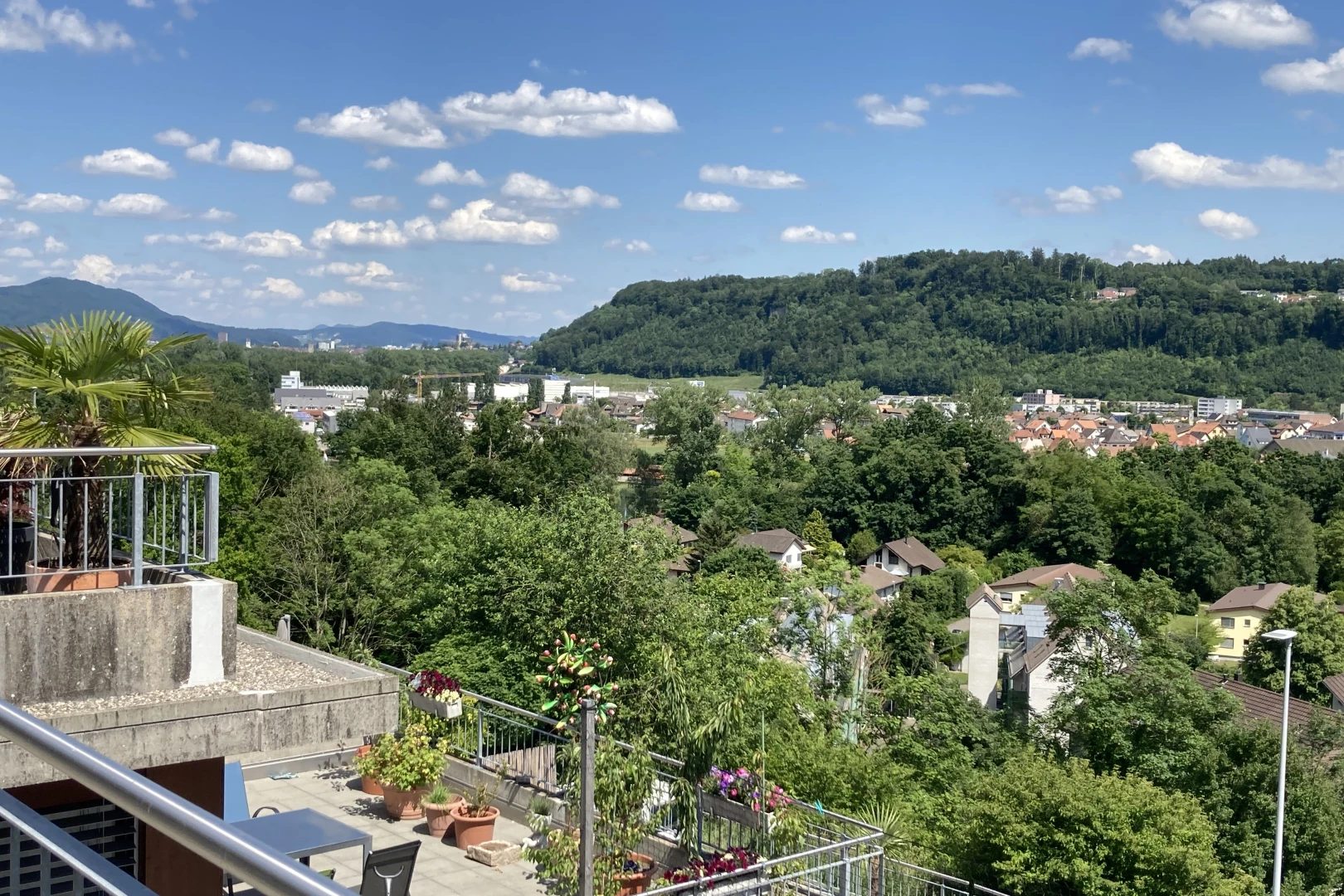 blick auf die berge mit day time, view focus, from property, forest view, und waldblick