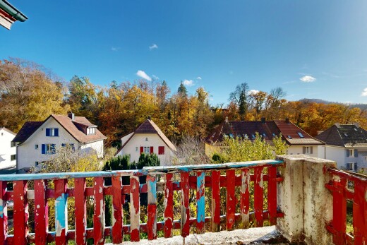 balkon mit day time, residential view, wohngebietblick, balkon, und from property