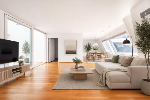 esszimmer mit inside property, holzfußboden, wood finish floor, natürliches licht, und natural light