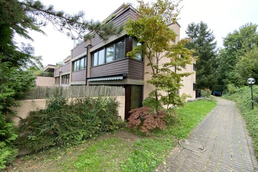 garten mit overcast, property visible, wintergarten, und zaun