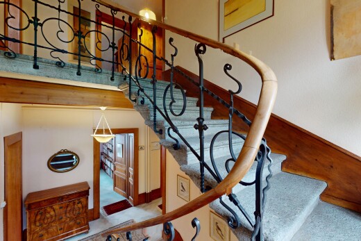 treppe mit inside property, treppen, sockelleisten, baseboards wall, und gipskartonwand