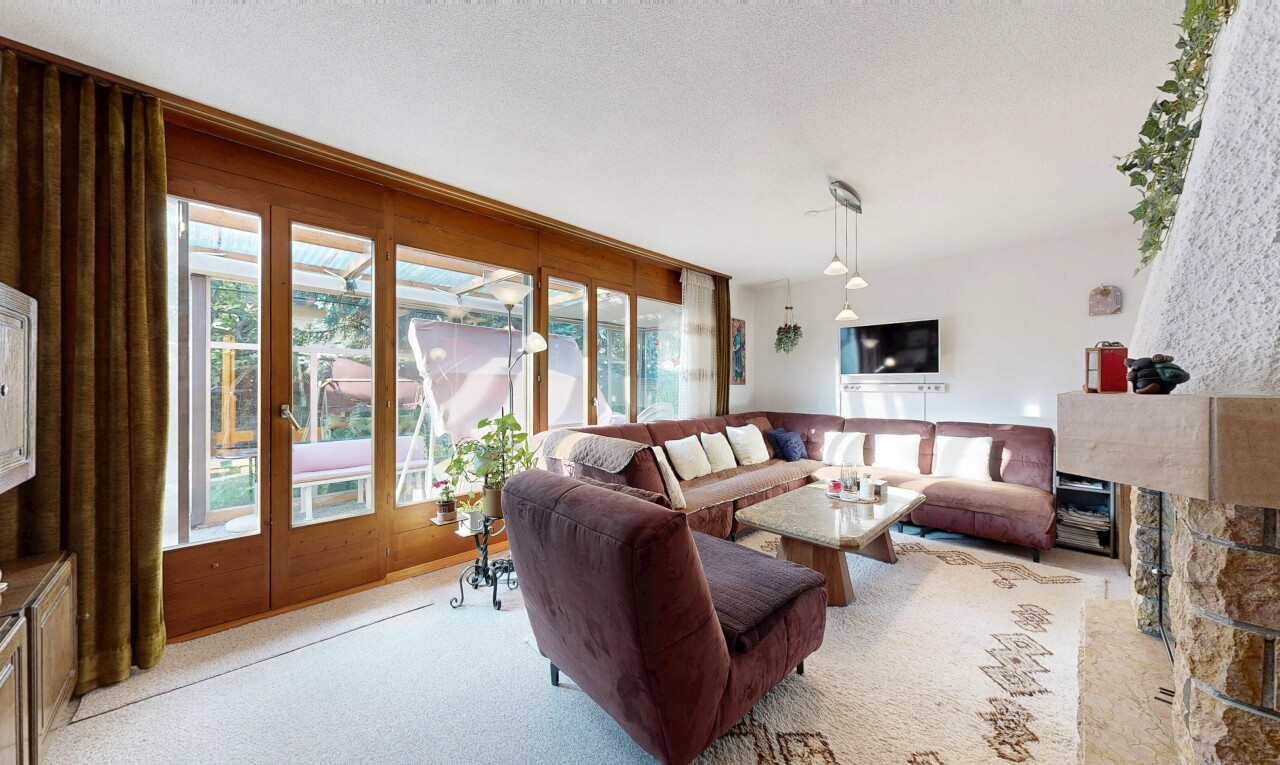 salon avec inside property, natural light, lumière naturelle, carpet, et moquette