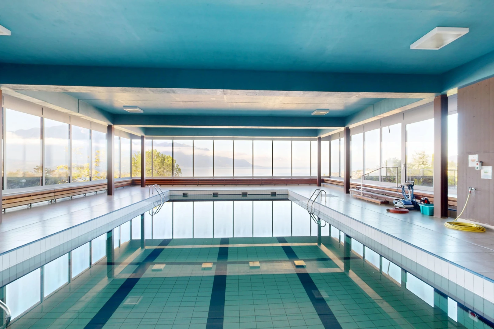 piscine avec rampe