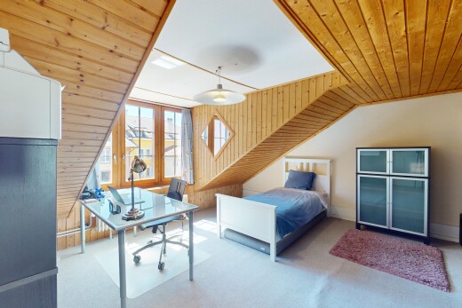 salon / salle à manger avec wood wall, mur en bois, pièce supplémentaire, wood ceiling, et plafond en bois
