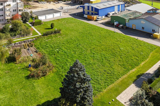 jardin avec aerial view