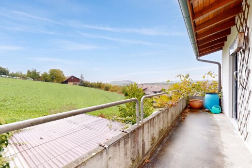 balkon mit balkon, view focus, from property, und day time