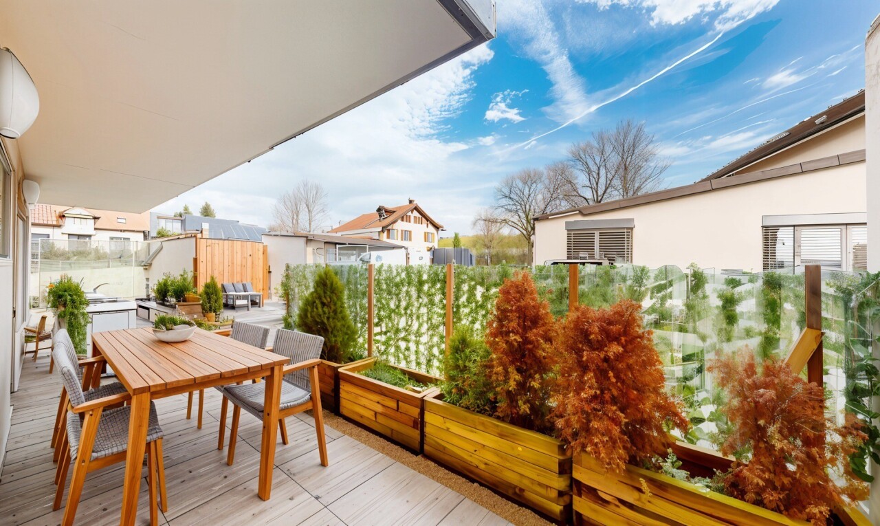 patio / terrace with outdoor dining area