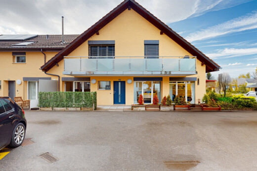 außenansicht mit stuckverkleidung