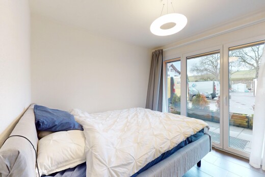 room / bedroom with access to exterior
