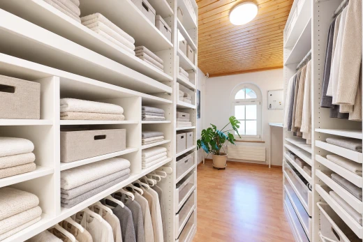 begehbarer kleiderschrank mit begehbarer kleiderschrank, light floor, holzfußboden, wood finish floor, und high end ceiling
