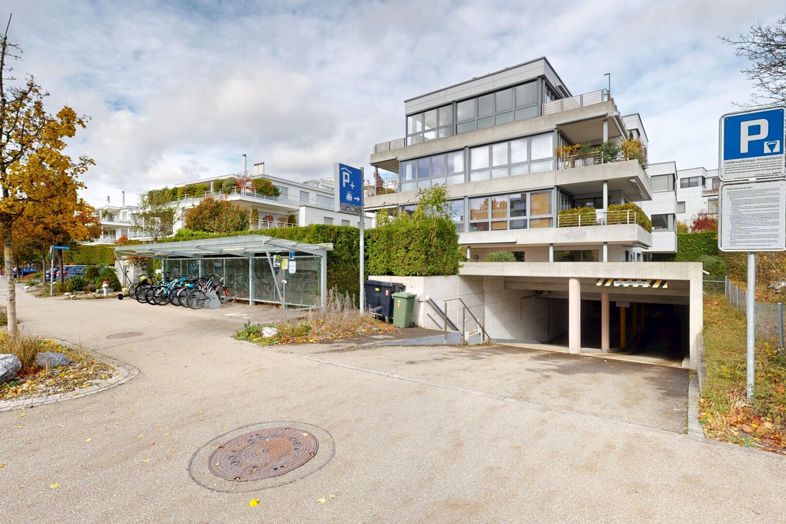 außenansicht mit property visible