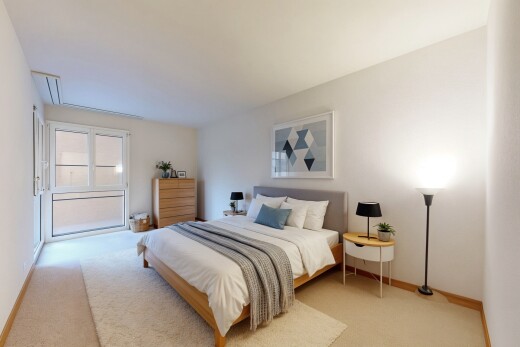 chambre avec carpet, moquette, inside property, drywall, et cloison sèche