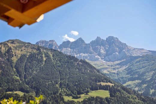 view of mountain background