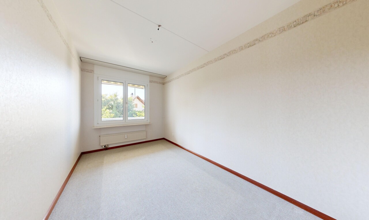 leerer raum mit carpet, teppich, baseboards wall, sockelleisten, und inside property
