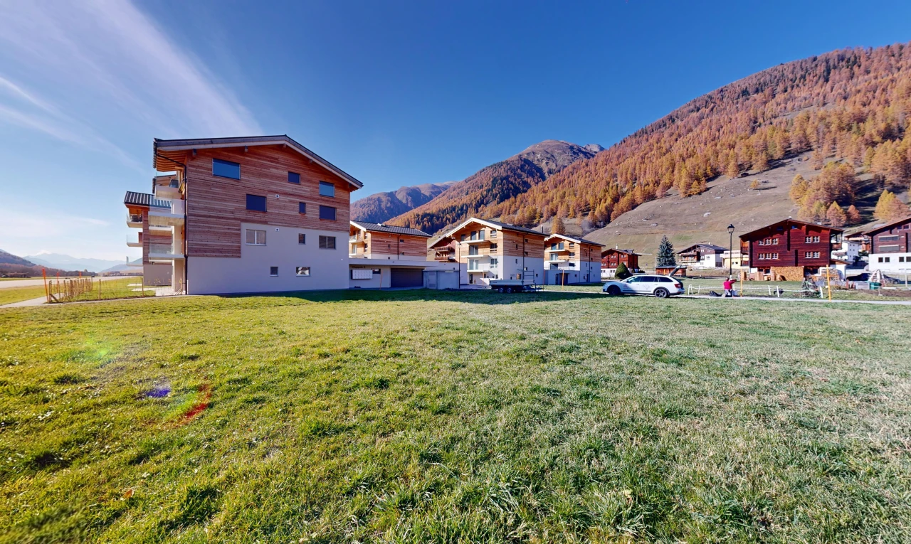 espace extérieur avec vue sur la montagne