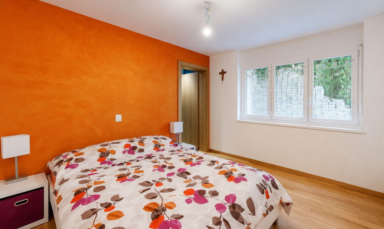 chambre avec lumière naturelle, natural light, inside property, cloison sèche, et drywall