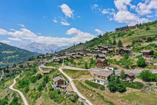 blick auf die berge mit day time, mountain view, blick auf die berge, und aerial view