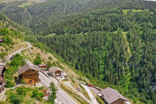 blick auf die berge mit waldblick, forest view, und aerial view