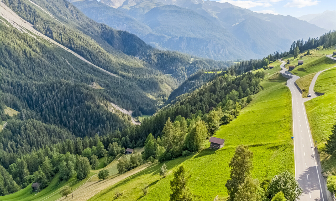 blick auf die berge mit mountain view, blick auf die berge, und day time