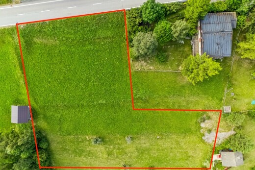 lage auf der karte mit property lines
