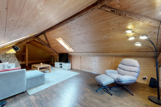 wohnzimmer mit dated wood wall, holzwand, wood wall, holzdecke, und wood ceiling
