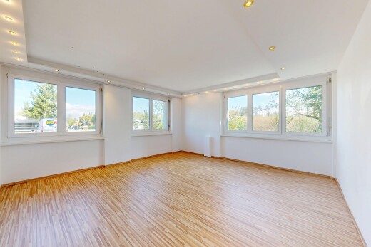 pièce vide avec day time, wood finish floor, sol en finition bois, drywall, et cloison sèche