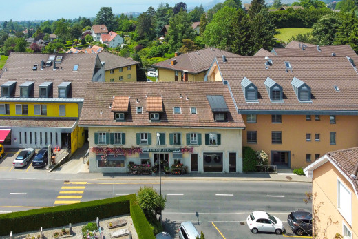 blick auf den bau von äußeren