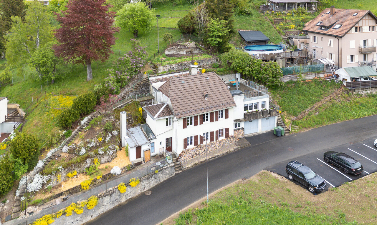 view of home featuring a balcony
