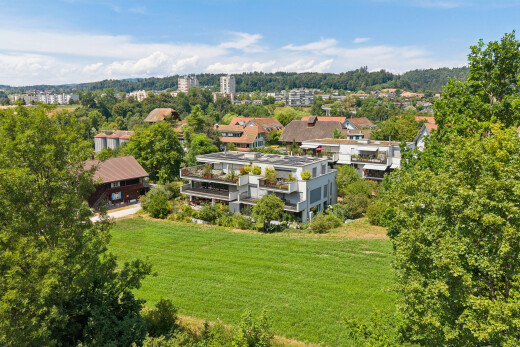außenansicht mit day time, rasen, woods view, und waldblick