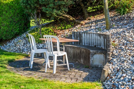 jardin avec terrasse