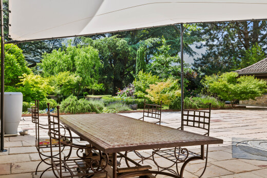 terrasse avec terrasse, woods view, et vue sur les bois