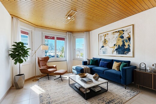 salon avec day time, natural light, lumière naturelle, inside property, et drywall