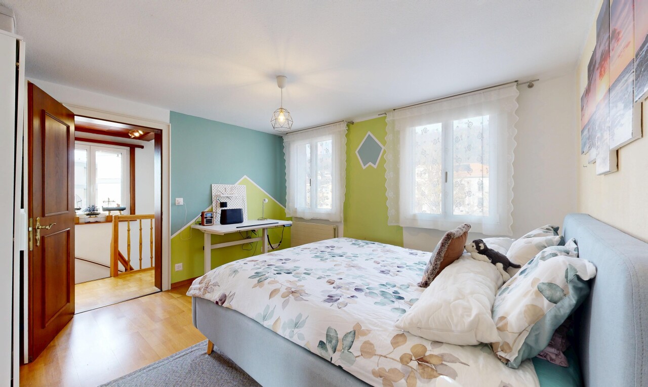 chambre avec lumière naturelle, natural light, inside property, cloison sèche, et drywall