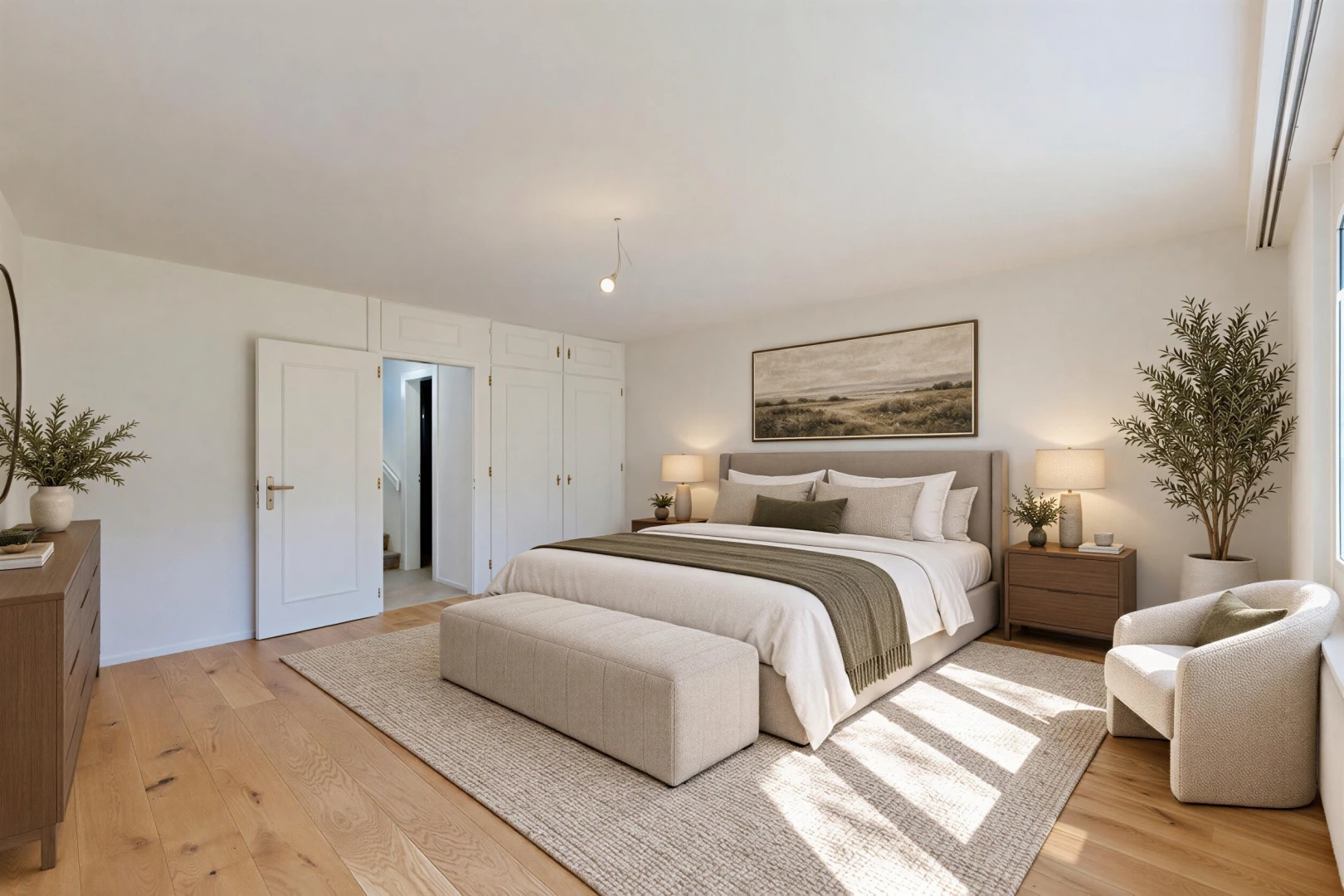pièce vide avec drywall, cloison sèche, wood finish floor, sol en finition bois, et inside property