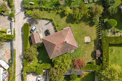 façade avec aerial view