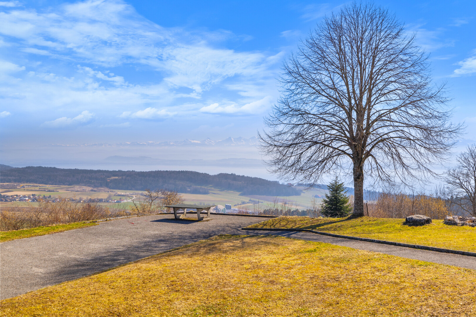 blick auf die berge