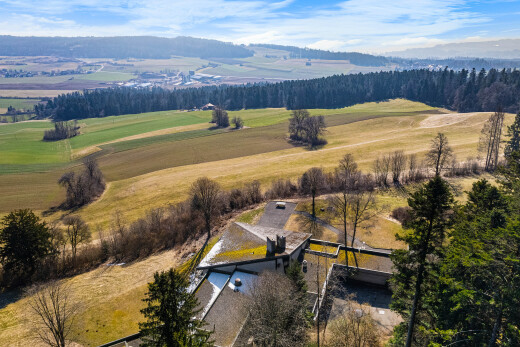 blick auf die berge mit ländliche aussicht